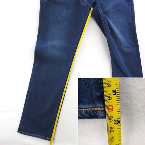 Revtown Decade Automatic Jeans Relaxed Straight Stretch Men "36x32" Actual 38x32 - Picture 6 of 12